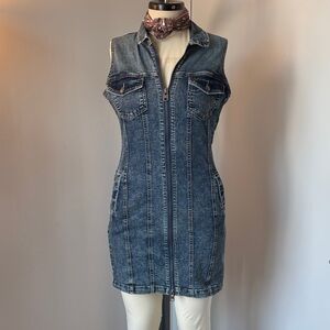 True Religion Blue Denim Mini Dress